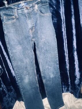 Arizona Jean Company Straight Leg Jeans in Blue Wash